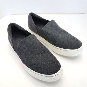 Vince | Warren Flannel Platform Slip On Sneakers